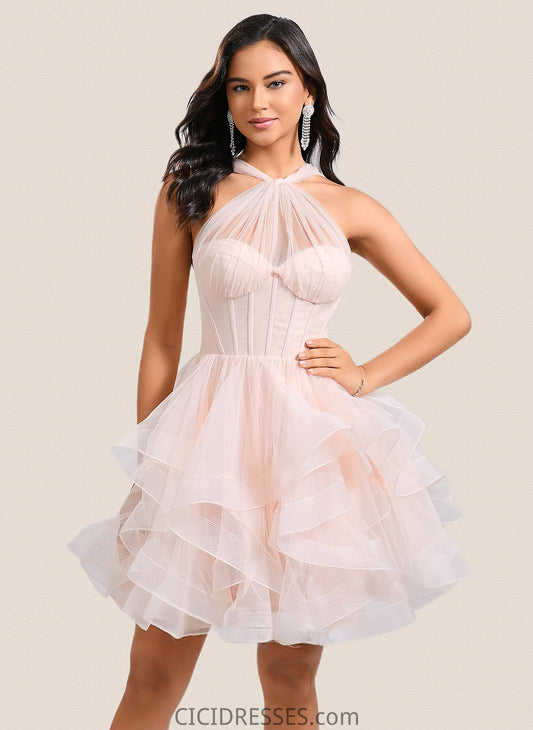 Maryjane Ball-Gown/Princess Sweetheart Short Tulle Homecoming Dress CIC8P0025667