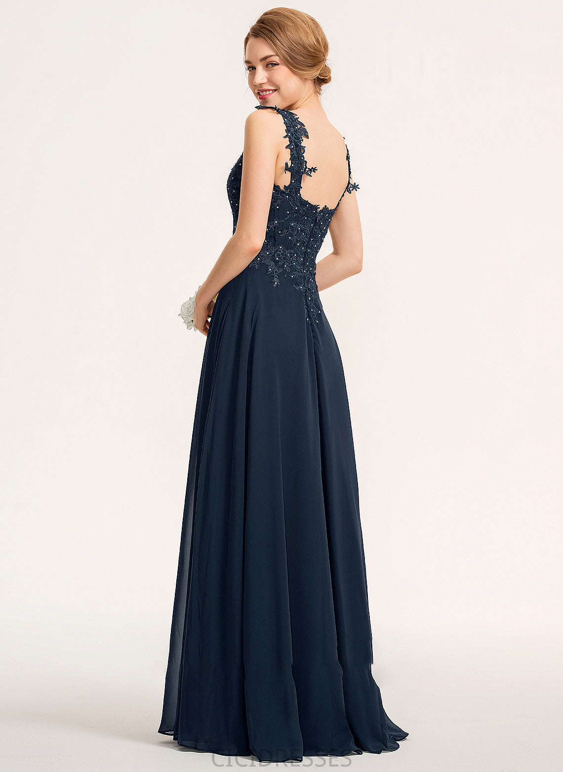 Silhouette Embellishment Length A-Line Fabric Neckline Sweetheart Beading SplitFront Floor-Length Jacqueline Floor Length Bridesmaid Dresses