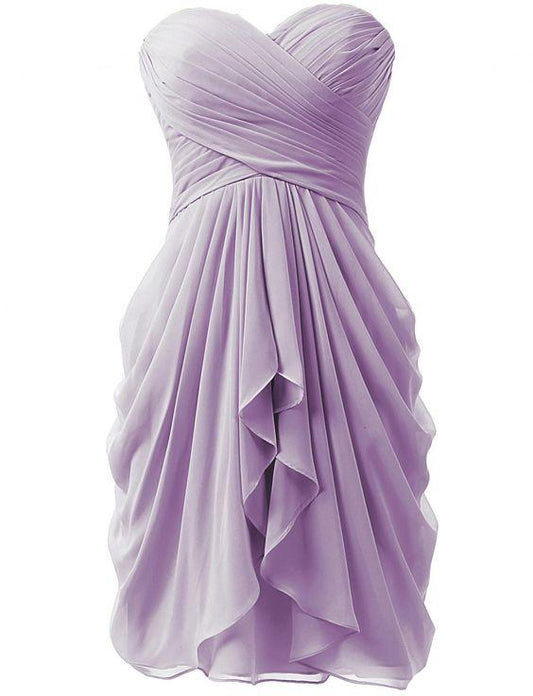 Sweetheart Bridesmaid Dress, Short Homcecoming Dress 2024, Formal Dress CD15356