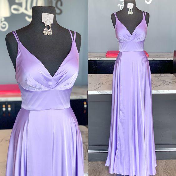 Prom Dresses Spaghetti Straps V-neck Elegant A-Line Long Graduation Gowns Custom Plus Size Women Evening Dress CD19249