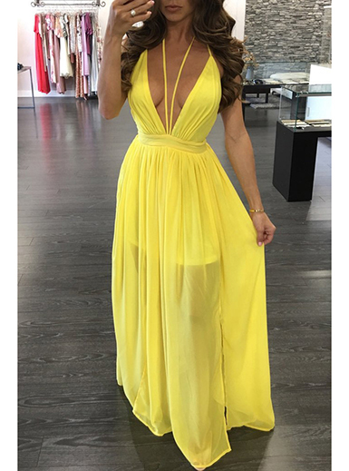 Yellow Prom Dresses, Formal Dresses, Yellow Graduation Evening Dresses CD22464