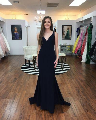 Princess V Neck Prom Dress, Long Prom Dresses, Elegant Evening Dress CD23004