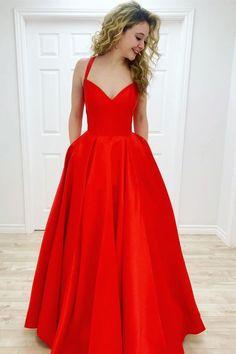 Simple Halter A-line Prom Dresses Satin Evening Gowns CD7268